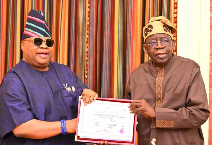 Adeleke and Tinubu Tinubu