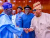 Tinubu hosts Adeleke at Aso Rock