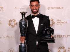 Bruno Fernandes wins PFA Player of the Year Fernandes