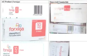 NAFDAC raises the alarm over fake diabetes drug