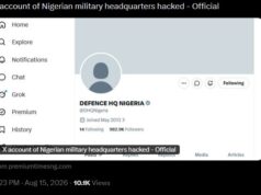 Nigeria’s Defence Headquarters X account reportedly hacked