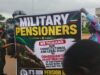 Military pensioners protest in Abuja