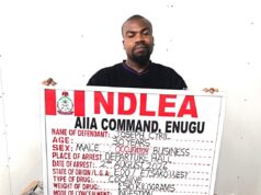 Italy-based businessman arrested at Enugu airport, excretes 98 wraps of cocaine Italy