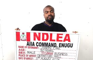 Italy-based businessman arrested at Enugu airport, excretes 98 wraps of cocaine Italy