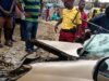 Woman dies as car crashes into building in Lagos Woman