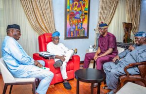 Makinde, Fayemi, Oyinlola visit Obasanjo in Ogun, discuss 2027 elections Makinde