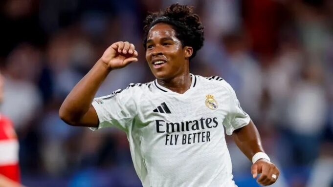 Real Madrid striker Endrick Arsenal