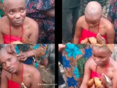 Ibadan TikToker performs rites after recording Oloolu masquerade procession