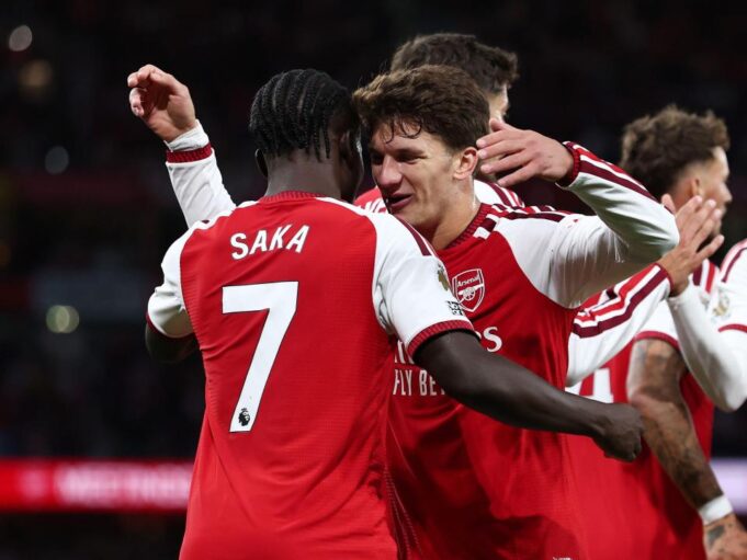 Tzolis shines as Arsenal rout Coventry in Premier League Arsenal