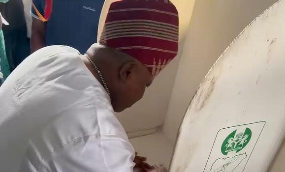 OsunDecides2026: Adeleke casts vote in Ede