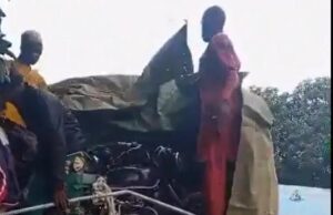 FRSC arrests driver after 15 passengers found hidden under truck cover