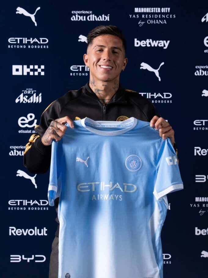 Enzo joins Man City