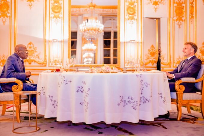 Macron hosts Tinubu in Paris Tinubu