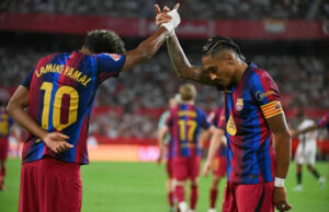LaLiga: Raphinha treble fires Barcelona to win at Sevilla Raphinha