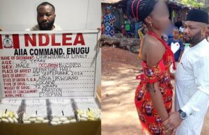 Europe-bound newlywed man excretes 72 wraps of cocaine at Enugu airport Cocaine