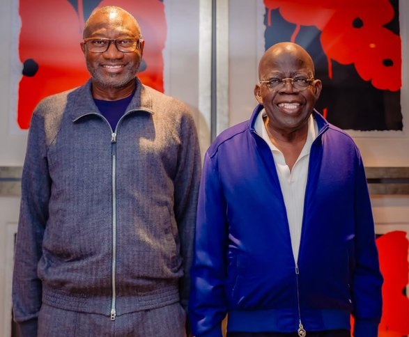 Femi Otedola and Tinubu Otedola