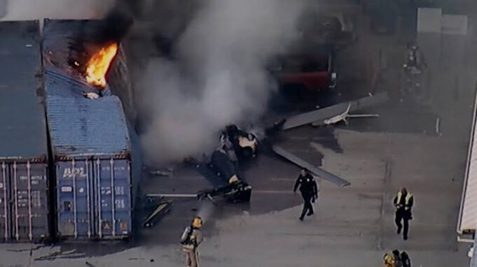 Helicopter crash in US Helicopter