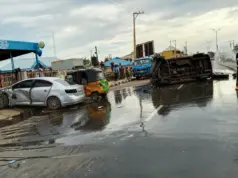 Gas truck crash forces emergency diversion on Ilorin road