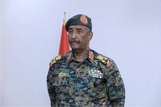 Sudan's de facto leader, Abdel Fattah al-Burhan Visa
