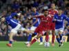 Isak brace fires Liverpool to first league win