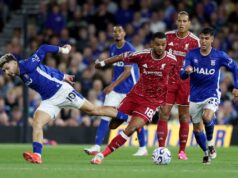 Isak brace fires Liverpool to first league win