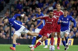 Isak brace fires Liverpool to first league win