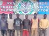 Troops arrest six illegal miners in Plateau