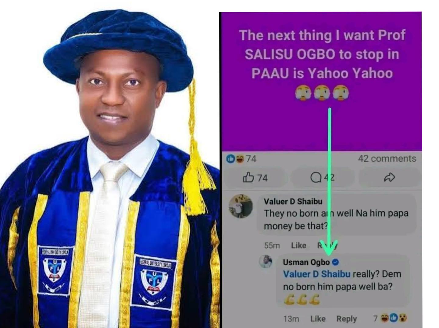 Are you saying my father wasn’t well raised? — Kogi varsity VC replies commenter