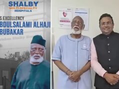 Indian hospital features ex-Nigerian President Abdulsalami after knee replacement