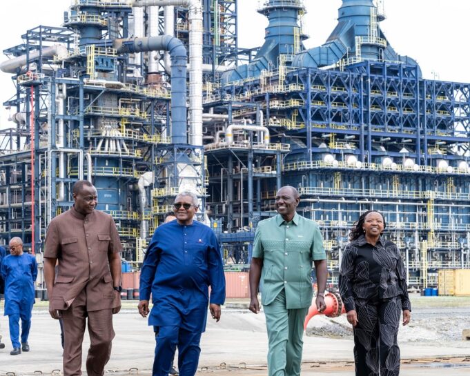 William Ruto and Dangote Refinery