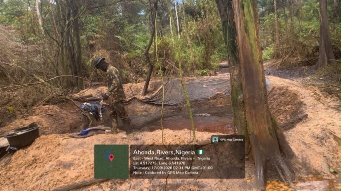 Navy uncovers illegal refining site in Rivers Navy