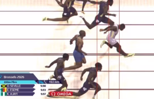 Ajayi makes history with Diamond League 100m bronze