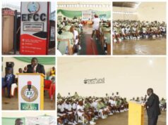 EFCC chair warns corps members against get-rich-quick schemes, cybercrime