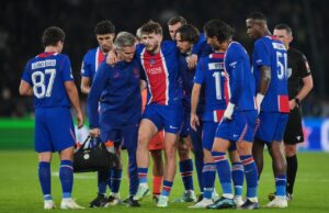 PSG’s Kvaratskhelia out for season after ACL injury Kvaratskhelia