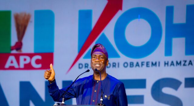 Lagos 2027: Hamzat unveils manifesto, makes 100 pledges