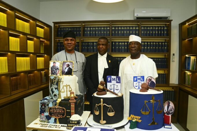 Former IGPs, others celebrate Frank Mba as ex-DIG opens law office in Abuja on birthday Mba