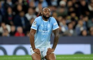 Manchester City’s Semenyo out for 2 months Semenyo