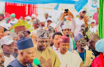 Shettima inaugurates Tinubu campaign office, says North’s support is not a blank cheque