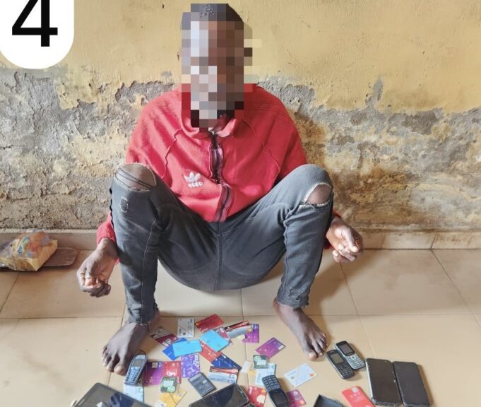 Ogun police arrest 45-year-old man over N2.5m deep freezer fraud, recover 25 ATM cards Police