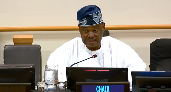 Jimoh Ibrahim at UN Nigeria