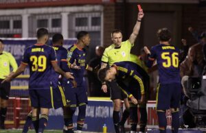 Arsenal lose appeal against Dowman red card in Fleetwood defeat Dowman