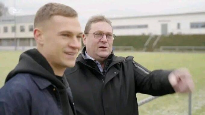 Joshua Kimmich and late father Kimmich