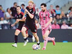 Messi nets brace to win in first Inter Miami match after Argentina exit Messi