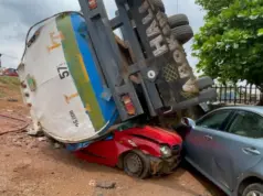 Five killed as tanker crushes car in Ibadan