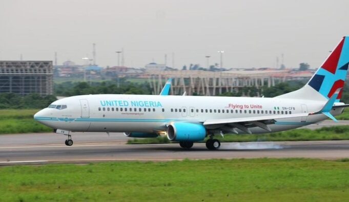 United Nigeria plane United Nigeria