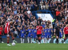 EPL: Martinez sent off as Chelsea thrash Man United at Stamford Bridge Chelsea