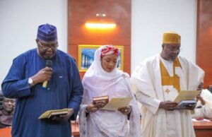 Kaduna swears in three commissioners, 18 special advisers
